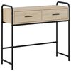 vidaXL Konzolov&yacute; stolek Dub sonoma 90 x 33 x 80,5 cm Kompozitn&iacute; dřevo
