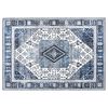 vidaXL Koberec ORIZ Tmavě modr&aacute; 140 x 200 cm 100% polyester