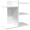 vidaXL Stoln&iacute; organiz&eacute;r b&iacute;l&yacute; 42 x 21,5 x 42 cm kompozitn&iacute; dřevo