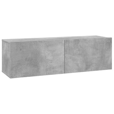 vidaXL TV stolek betonově šedý 100 x 30 x 30 cm dřevotříska