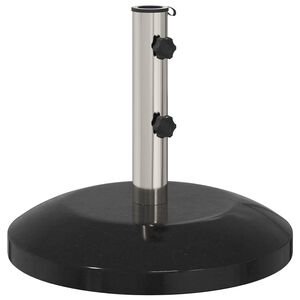 vidaXL Z&aacute;kladna pro slunečn&iacute;k pro tyč 40-50 mm 26.75 kg Čern&aacute;