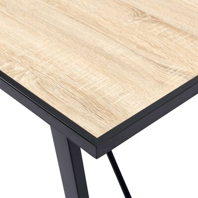 vidaXL Jídelní stůl dubový 120 x 60 x 75 cm MDF