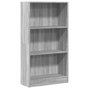 vidaXL Knihovna &scaron;ed&aacute; sonoma 60 x 24 x 109 cm kompozitn&iacute; dřevo