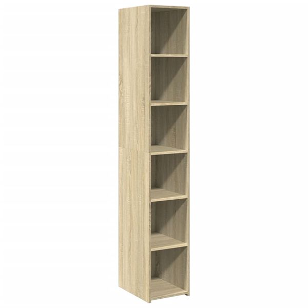 vidaXL Skř&iacute;ň highboard dub sonoma 30 x 41 x 185 cm kompozitn&iacute; dřevo