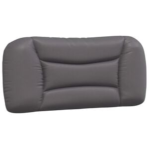 vidaXL Pol&scaron;t&aacute;ř na čelo postele Hvar &scaron;ed&yacute; 80 cm uměl&aacute; kůže