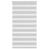 vidaXL Zebra roleta světle &scaron;ed&aacute; 80x100cm &scaron;&iacute;řka l&aacute;tky 75,9 cm polyester