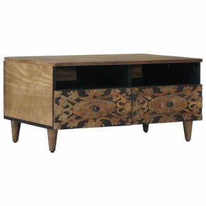 vidaXL Konferenčn&iacute; stolek Hněd&aacute; 80 x 54 x 40 cm Masivn&iacute; mangov&eacute; dřevo