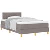 vidaXL Postel s boxspringem s pol&scaron;t&aacute;řem Taupe 120 x 200 cm textil