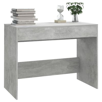 vidaXL Psací stůl šedý 101 x 50 x 76,5 cm dřevotříska