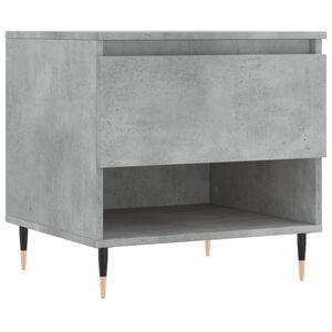 vidaXL Konferenčn&iacute; stolek betonově &scaron;ed&yacute; 50x46x50 cm kompozitn&iacute; dřevo