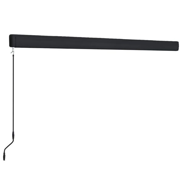 vidaXL Kazetová markýza na ruční ovládání 350 x 250 cm antracitová