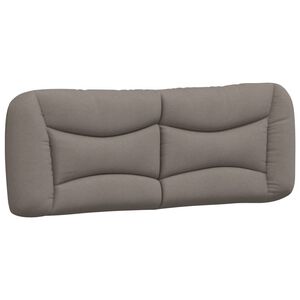 vidaXL Pol&scaron;t&aacute;ř na čelo postele Hvar taupe 140 cm textil