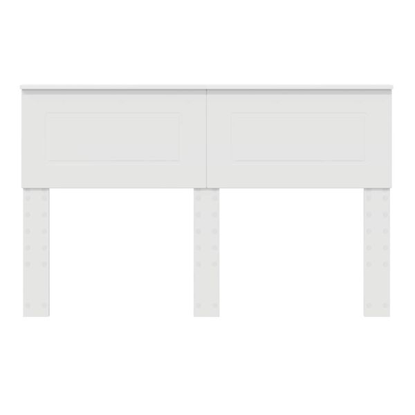 vidaXL Čelo postele B&iacute;l&aacute; 160 cm Kompozitn&iacute; dřevo