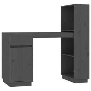 vidaXL Psac&iacute; stůl &scaron;ed&yacute; 110x53x117 cm masivn&iacute; borov&eacute; dřevo