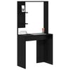 vidaXL Stůl s policí Černý dub 78,5 x 37 x 154,5 cm kompozitní dřevo