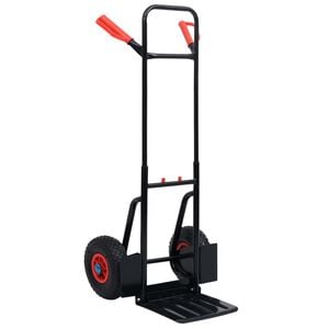 vidaXL Teleskopick&yacute; ručn&iacute; voz&iacute;k 200 kg čern&yacute; a červen&yacute;