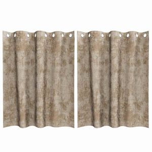 vidaXL Sametov&eacute; z&aacute;věsy 2 ks champagne 140 x 140 cm samet