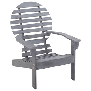 vidaXL Křeslo Adirondack masivn&iacute; ak&aacute;ciov&eacute; dřevo &scaron;ed&eacute;
