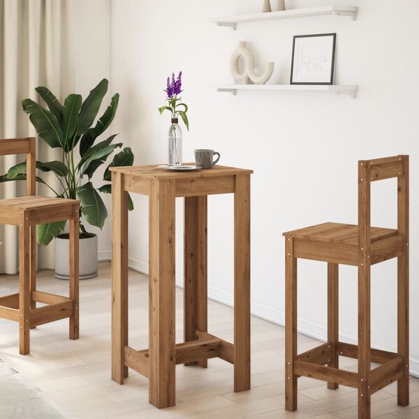 vidaXL Barový stůl dub artisan 51 x 50 x 103,5 cm kompozitní dřevo