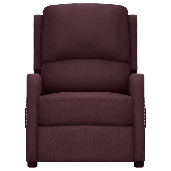 vidaXL Polohovac&iacute; křeslo fialov&eacute; textil