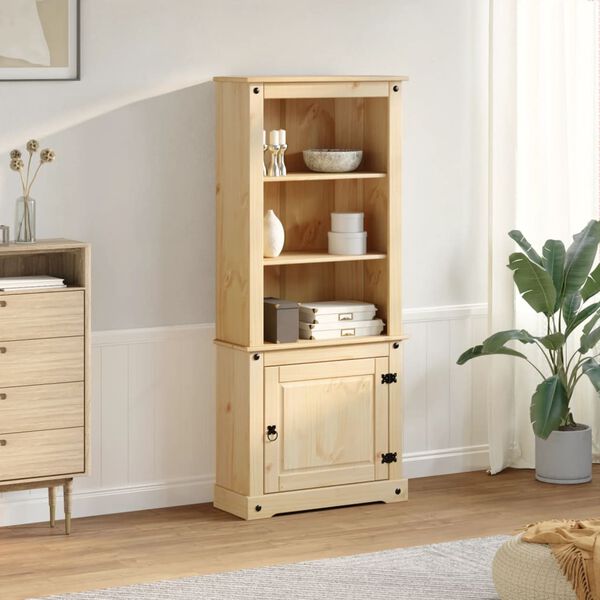 vidaXL Skř&iacute;ň highboard Corona 74 x 38 x 170 cm masivn&iacute; borov&eacute; dřevo