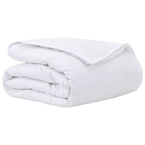 vidaXL 2-in-1 Duvet B&iacute;l&aacute; 135 x 200 cm Peř&iacute;