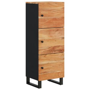 vidaXL Komoda se 3 dv&iacute;řky 40 x 33 x 110 cm masivn&iacute; ak&aacute;cie a železo