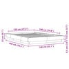 vidaXL R&aacute;m postele b&iacute;l&yacute; 120 x 190 cm kompozitn&iacute; dřevo