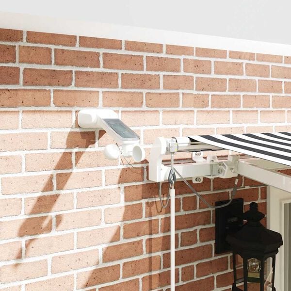 vidaXL Automatick&aacute; zatahovac&iacute; mark&yacute;za s LED antracit a b&iacute;l&aacute; 400x300 cm