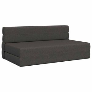 vidaXL Skl&aacute;dac&iacute; pohovka postel Tmavě &scaron;ed&aacute; 152 x 86,5 x 60 cm Textil