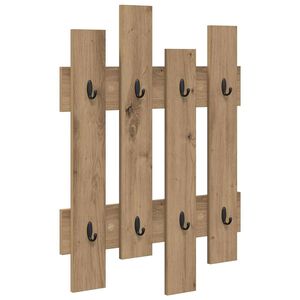 vidaXL N&aacute;stěnn&yacute; vě&scaron;&aacute;k na kab&aacute;ty N&aacute;stěnn&aacute; mont&aacute;ž Artisanov&yacute; dub