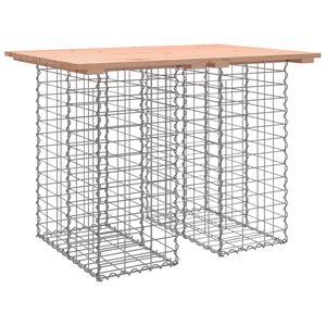 vidaXL Zahradn&iacute; stůl gabion design 100 x 70 x 72 cm masivn&iacute; dřevo douglaska