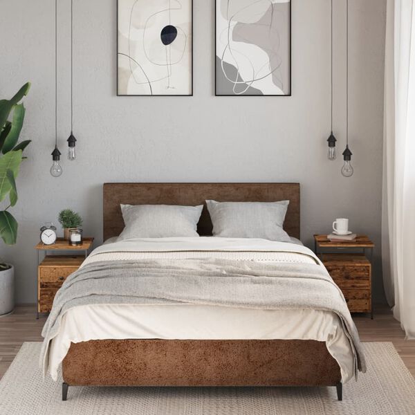 vidaXL Nočn&iacute; stolky 2 ks old wood 34 x 35,5 x 50 cm kompozitn&iacute; dřevo