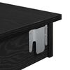 vidaXL Závěsný Barový Stůl s policí Černý dub 102 x 45 x 103,5 cm
