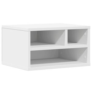 vidaXL Stojan na tisk&aacute;rnu b&iacute;l&yacute; 40 x 32 x 22,5 cm kompozitn&iacute; dřevo