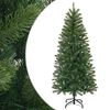 vidaXL Uměl&yacute; v&aacute;nočn&iacute; stromeček 150 cm PVC, PE a ocel Zelen&aacute;