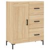 vidaXL Skř&iacute;ň highboard dub sonoma 69,5 x 34 x 180 cm kompozitn&iacute; dřevo
