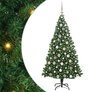 vidaXL Uměl&yacute; v&aacute;nočn&iacute; stromeček Zelen&aacute; 180 cm PVC, ocel a plast