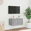 vidaXL N&aacute;stěnn&aacute; TV skř&iacute;ňka s LED osvětlen&iacute;m &scaron;ed&aacute; sonoma 60x35x31 cm
