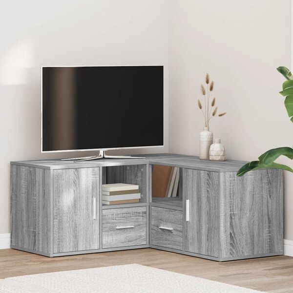 vidaXL Rohov&aacute; skř&iacute;ňka &scaron;ed&aacute; sonoma 160 x 40 x 45 cm kompozitn&iacute; dřevo