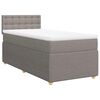 vidaXL Box spring postel s matrac&iacute; taupe 90x190 cm textil