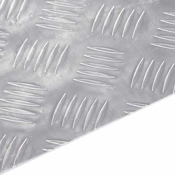 vidaXL Schodov&eacute; n&aacute;&scaron;lapy Čtvercov&yacute; 2 pcs Stř&iacute;brn&aacute; 40 x 40 cm Hlin&iacute;k