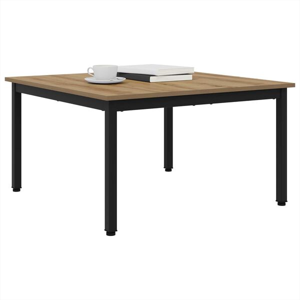 vidaXL Konferenčn&iacute; stolek Uměleck&yacute; dub 80 x 80 x 45 cm