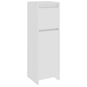 vidaXL Koupelnov&aacute; skř&iacute;ňka b&iacute;l&aacute; 30 x 30 x 95 cm kompozitn&iacute; dřevo