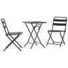 vidaXL Zahradn&iacute; bistro set 3 ks Antracit Ocel