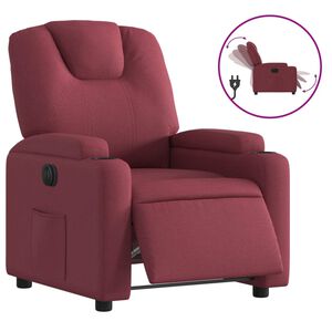 vidaXL Elektrick&eacute; polohovac&iacute; křeslo v&iacute;nov&eacute; textil