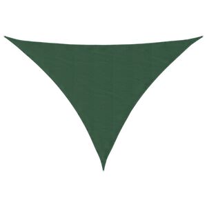 vidaXL St&iacute;n&iacute;c&iacute; plachta oxford troj&uacute;heln&iacute;k 2,5x2,5x3,5 m tmavě zelen&aacute;