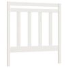 vidaXL Čelo postele bílá 95 x 4 x 100 cm masivní borovice