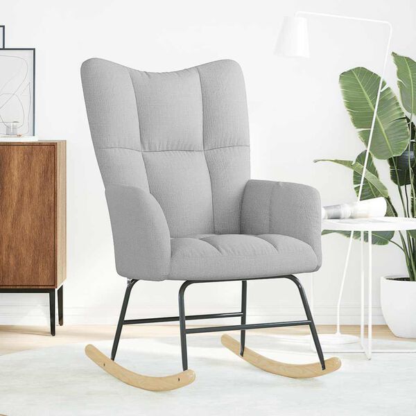 vidaXL Relaxačn&iacute; křeslo obl&aacute;čkově &scaron;ed&aacute; textil