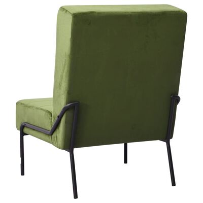 vidaXL Relaxační židle 65 x 79 x 87 cm světle zelená samet